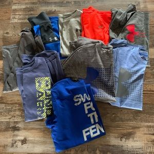 9 UA shirts!